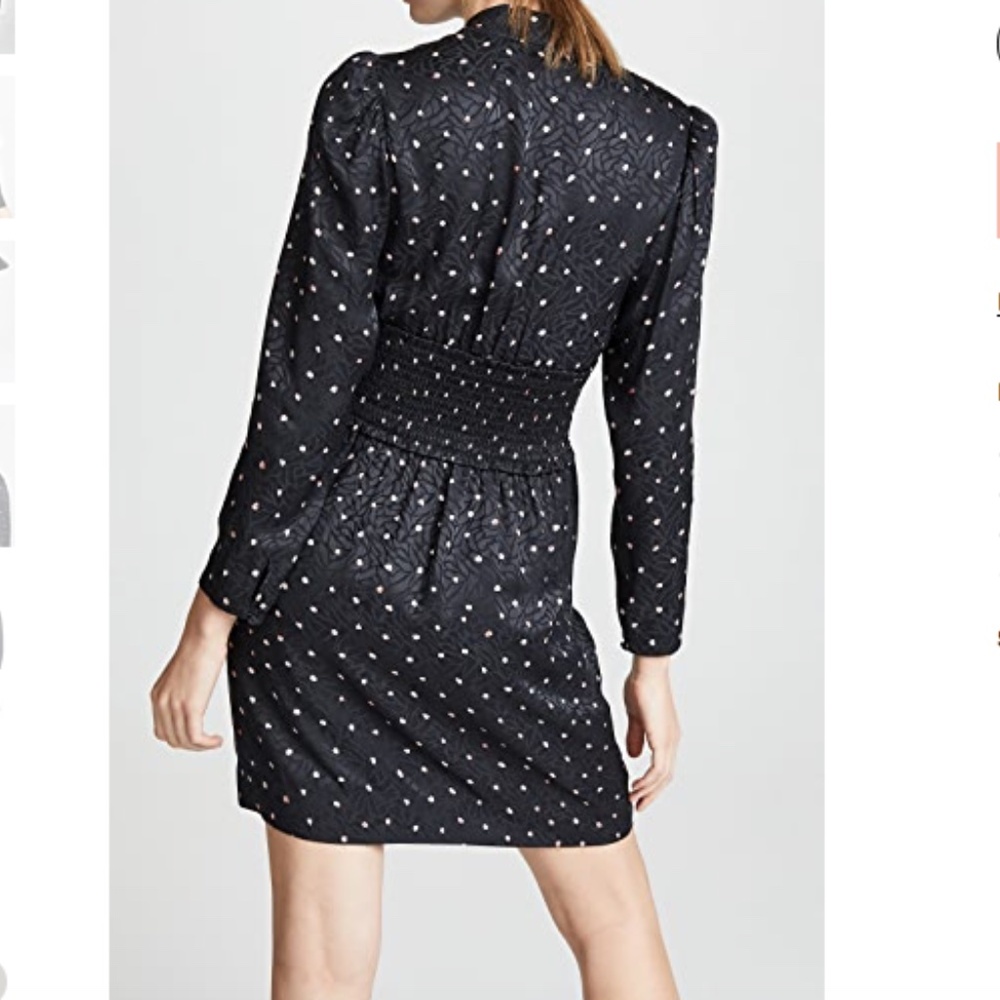 NWT Rebecca Taylor Long Sleeve Paint Dot Dress 10 - Picture 5 of 7